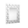 Large Mirror With Glass Tile Effect Frame