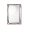 Classic Swept Frame Ornate Mirror - Silver