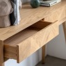 Milan Oak 2 Drawer Console Table Milan Oak 2 Drawer Console Table