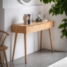 Milan Oak 2 Drawer Console Table Milan Oak 2 Drawer Console Table