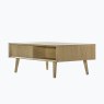 Milan Oak 2 Drawer Coffee Table Milan Oak 2 Drawer Coffee Table