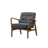 Bayside Mid-Century Modern Armchair - Dark Grey Linen Bayside Mid-Century Modern Armchair - Dark Grey Linen