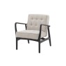 Bayside Mid-Century Modern Armchair - Natural Fabric Bayside Mid-Century Modern Armchair - Natural Fabric