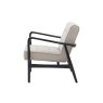 Bayside Mid-Century Modern Armchair - Natural Fabric Bayside Mid-Century Modern Armchair - Natural Fabric