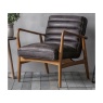 Bramble Antique Mid-Century Modern Ebony Armchair