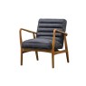 Bramble Antique Mid-Century Modern Ebony Armchair Bramble Antique Mid-Century Modern Ebony Armchair