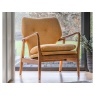 Cosy Mid-Century Modern Armchair - Ochre Cosy Mid-Century Modern Armchair - Ochre