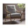 Damaris Mid-Century Modern Armchair - Natural Linen