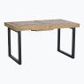 Halsey 140cm Reclaimed Extending Dining Table - Moving Legs